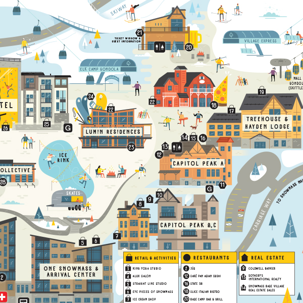 Aspen Snowmass Wayfinding Map