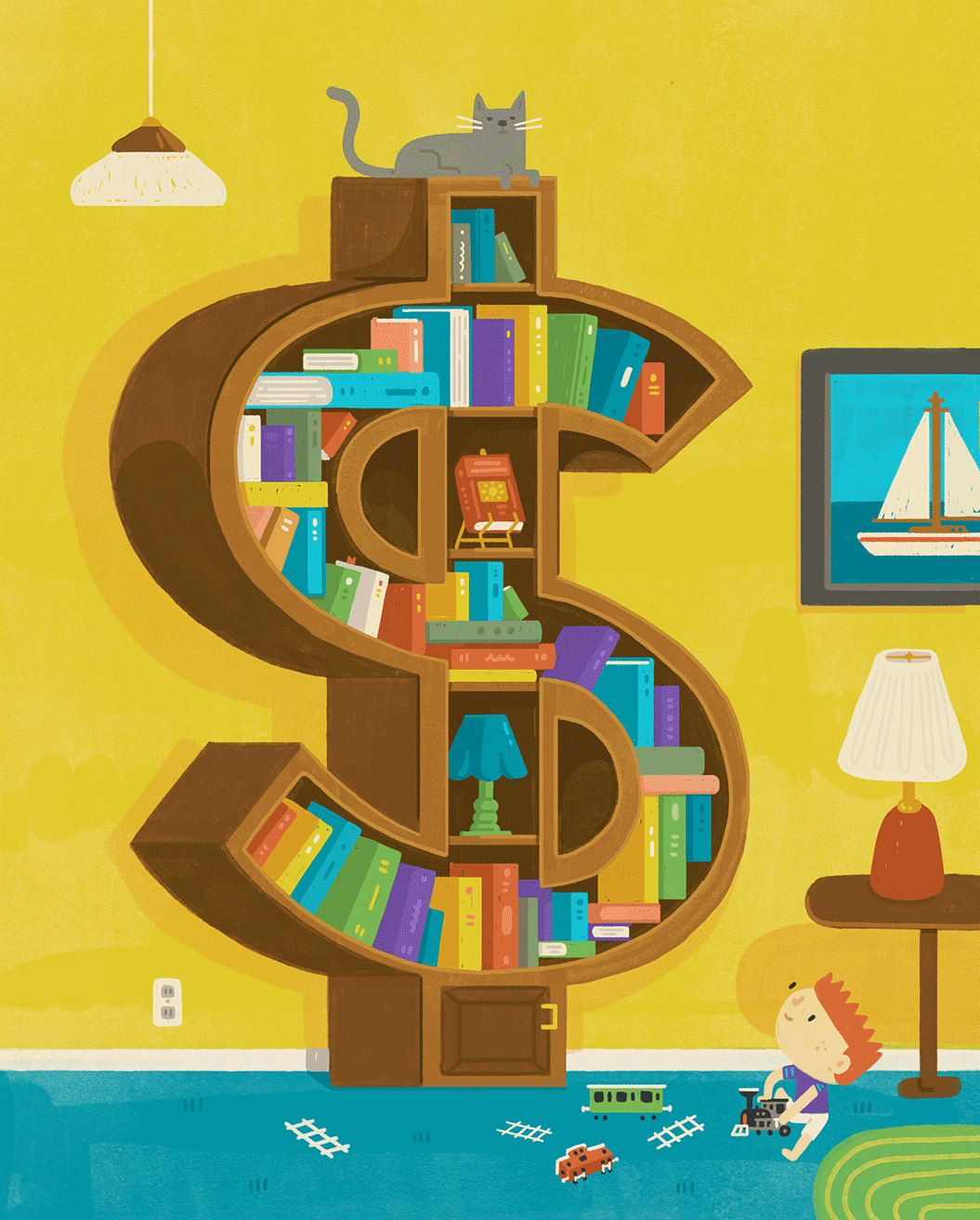 An illustration for Texas Power CO-OP Magazine
