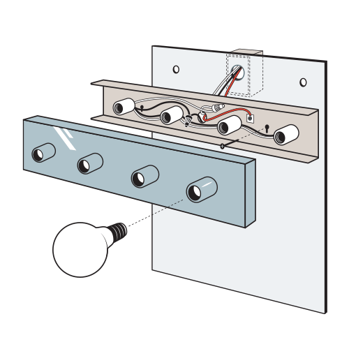 Vanity Light Installation